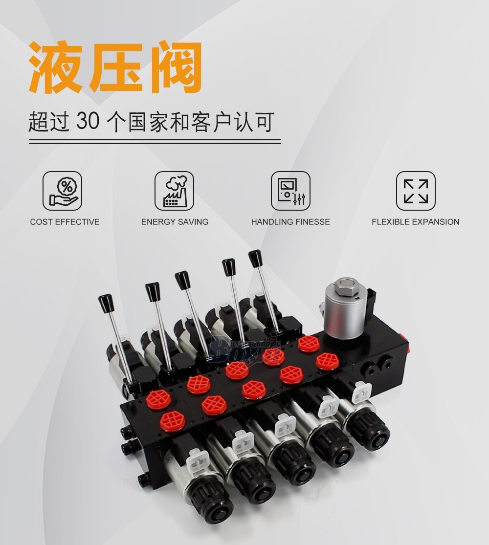 DCV56 电磁 5 联 分块式方向阀